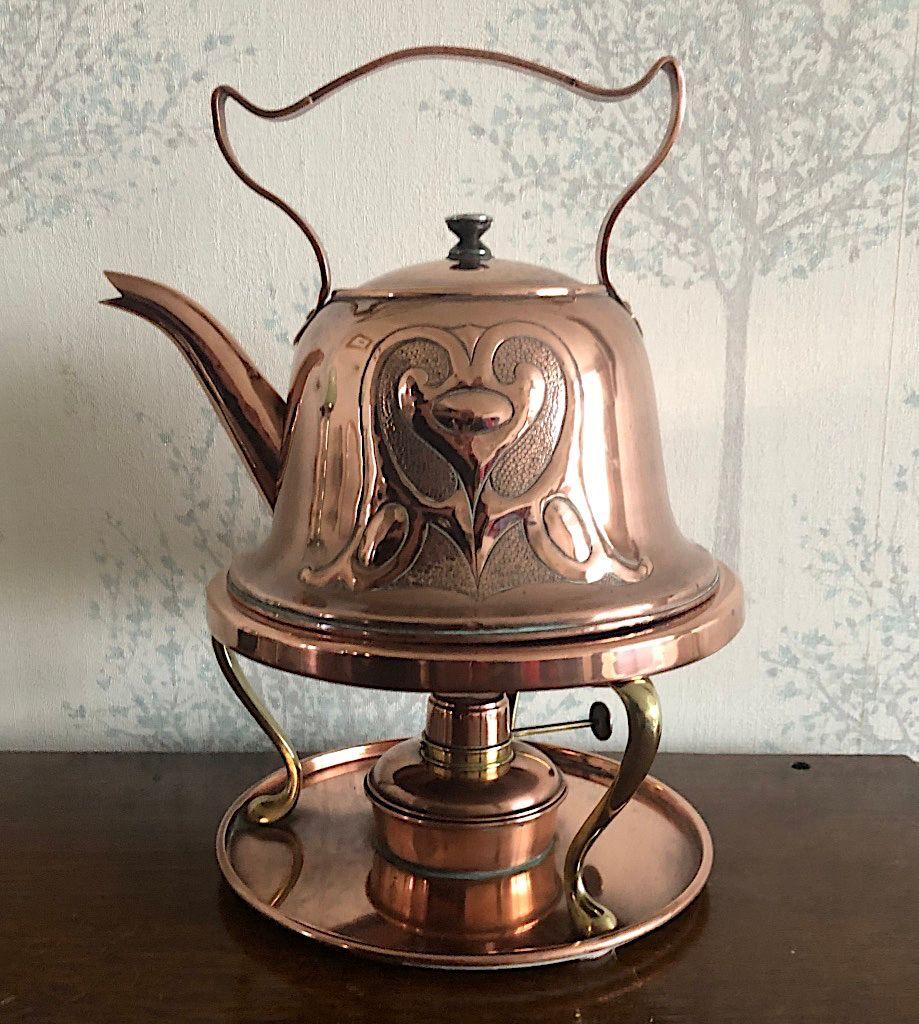 Henry Loveridge Art Nouveau Kettle & Stand 1903 (1 of 6)