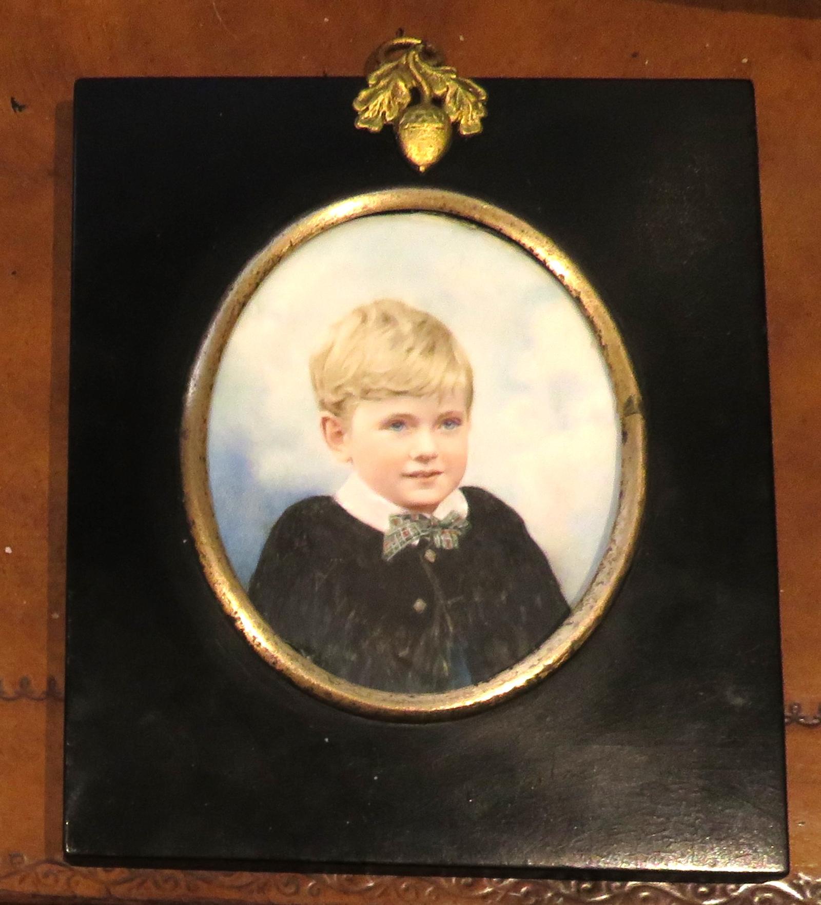 Miniature Portrait Young Boy 1896 (1 of 3)