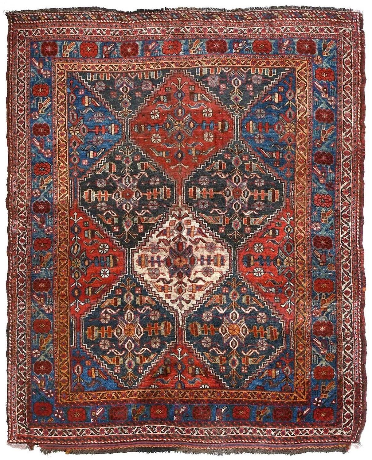 Antique Afshar Carpet (1 of 6) Antique Afshar Carpet (1 of 6)