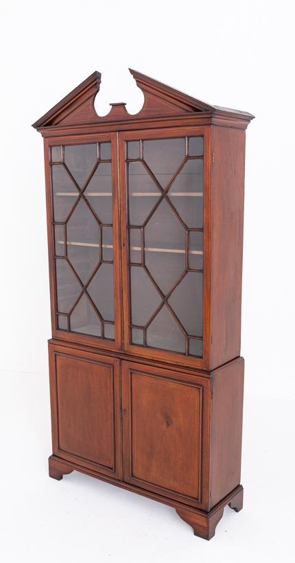 Regency Mahogany Glazed Bookcase (1 of 7)