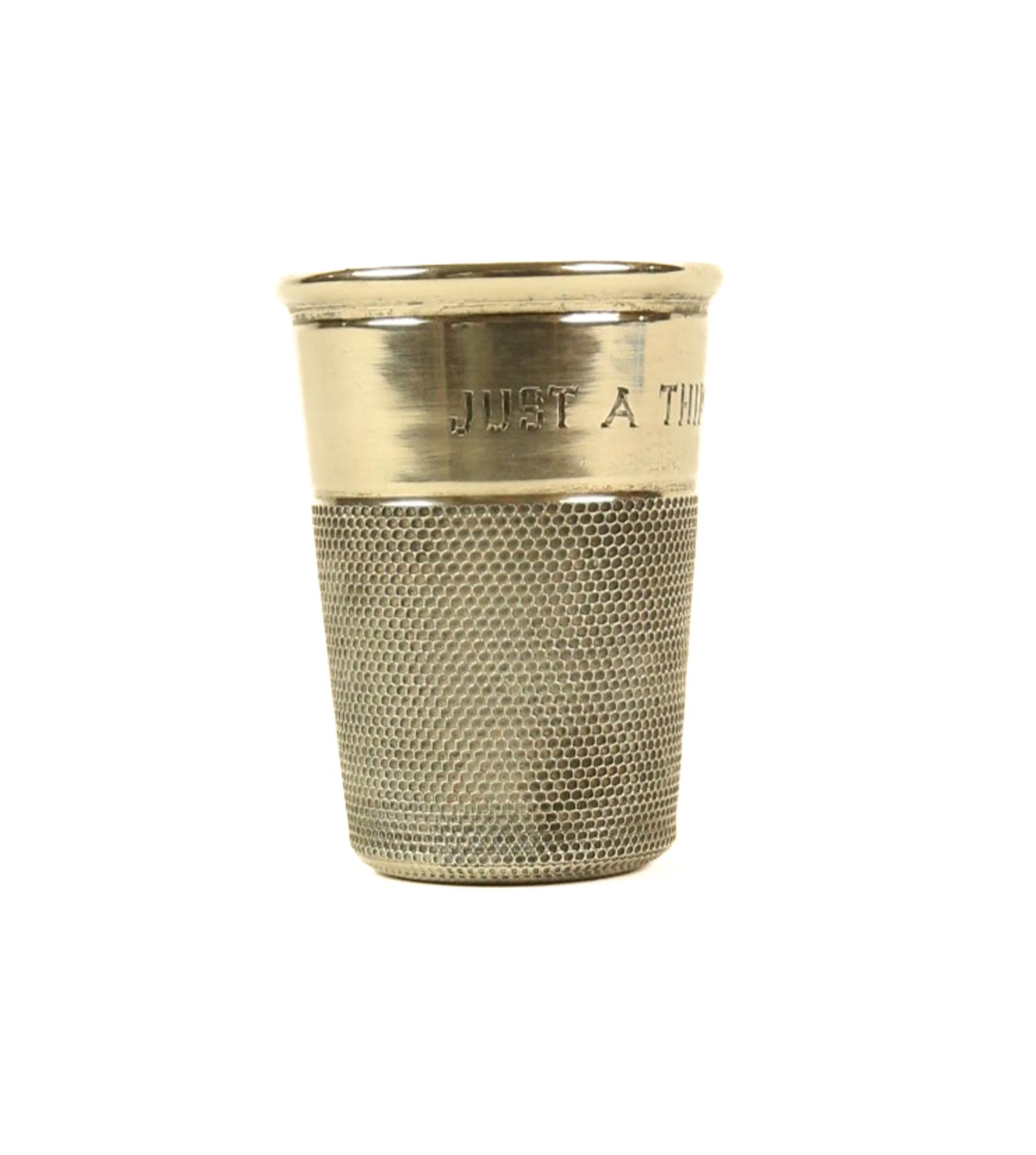 Thimble Shaped Stirrup Cup Just A Thimble Full Chester 1948 (1 of 6)