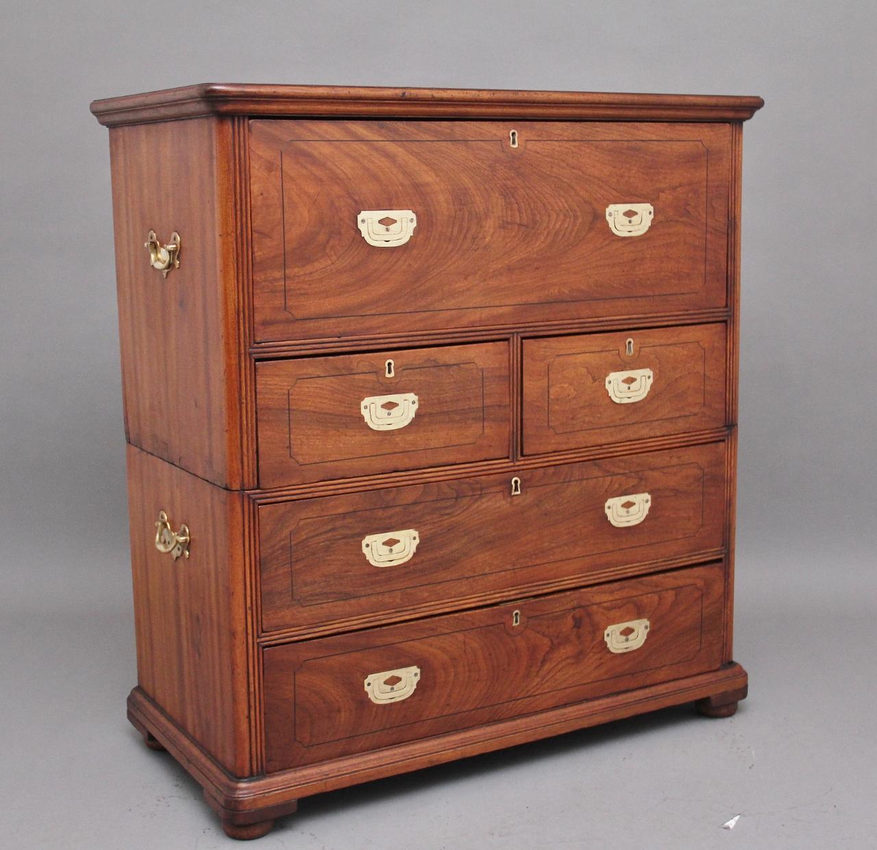 Early 19th Century Anglo Indian Campaign Chest (1 of 15) Early 19th Century Anglo Indian Campaign Chest (1 of 15)