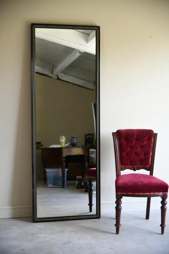 Large Vintage Full Length Rectangular Shop Mirror (1 of 10)