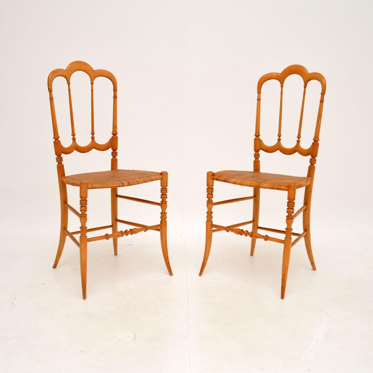 Pair of Vintage Italian ‘Tre Archi’ Chiavari Chairs by Fratelli Levaggi (1 of 11)