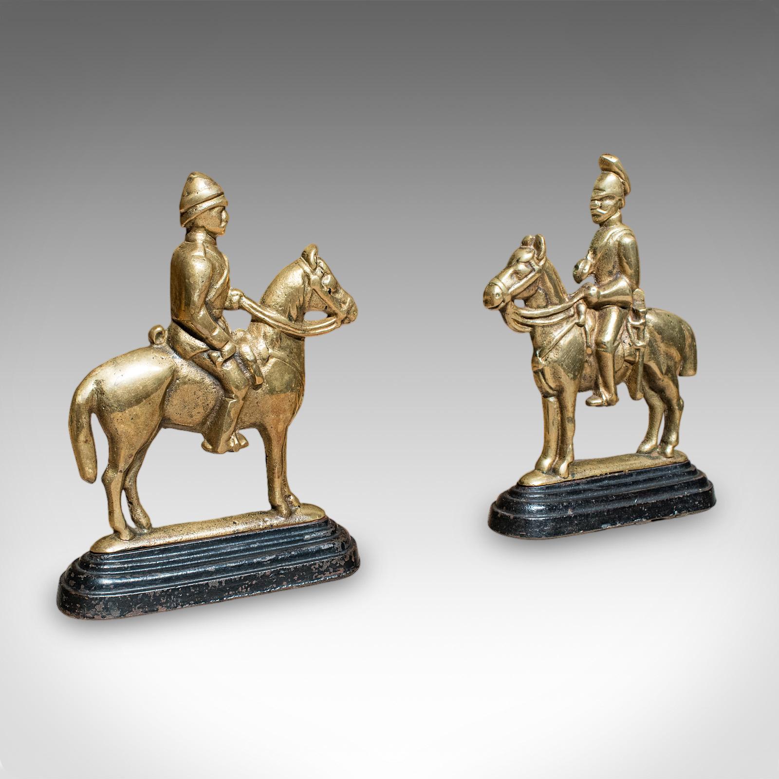 Pair of Antique Mounted Horse Rider Bookends, English, Book Rests, Victorian (1 of 10) Pair of Antique Mounted Horse Rider Bookends, English, Book Rests, Victorian (1 of 10)