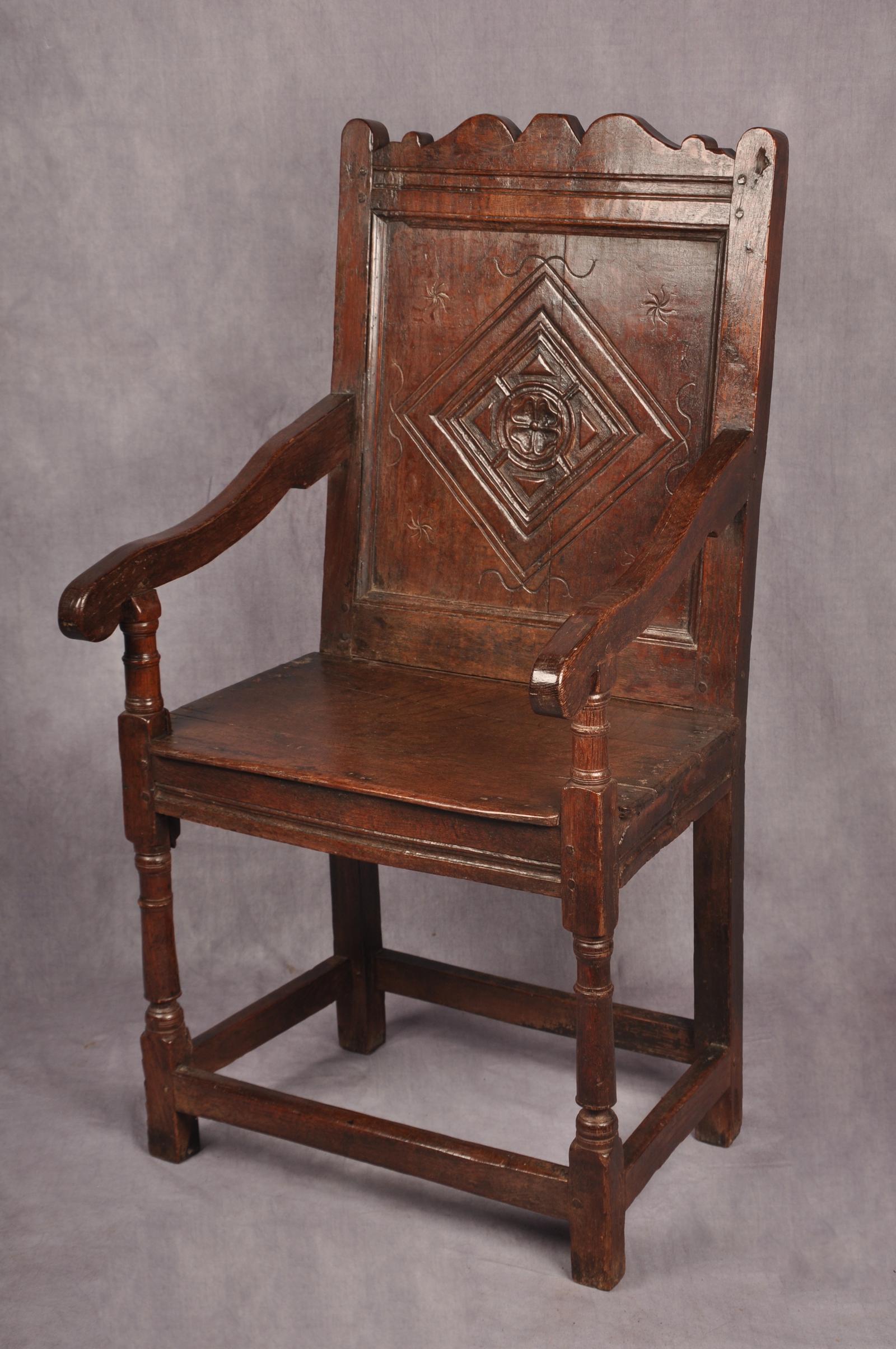 17th Century Oak Wainscot Chair (1 of 17) 17th Century Oak Wainscot Chair (1 of 17)