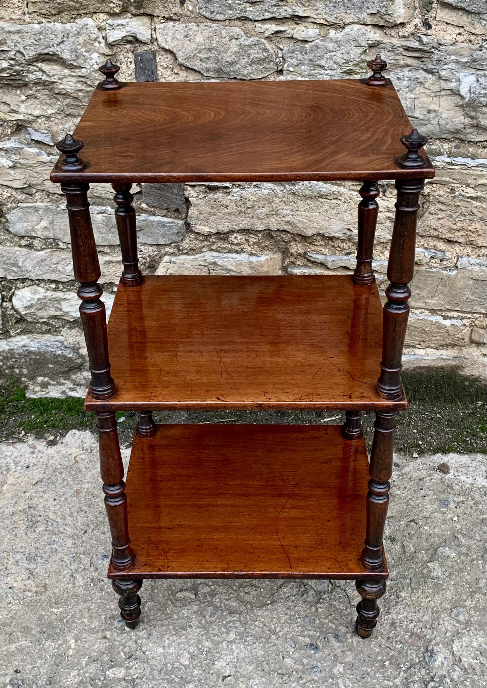 Georgian Mahogany Whatnot (1 of 17)