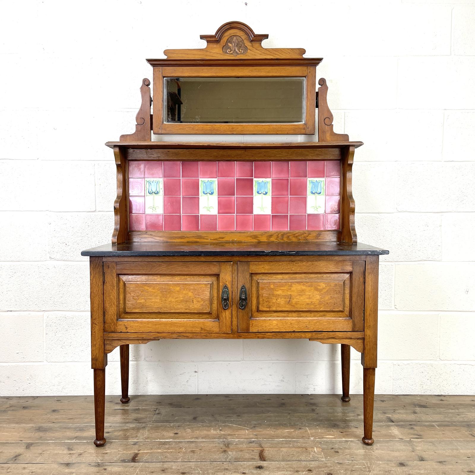 Antique Edwardian Oak Washstand Cupboard (1 of 10) Antique Edwardian Oak Washstand Cupboard (1 of 10)