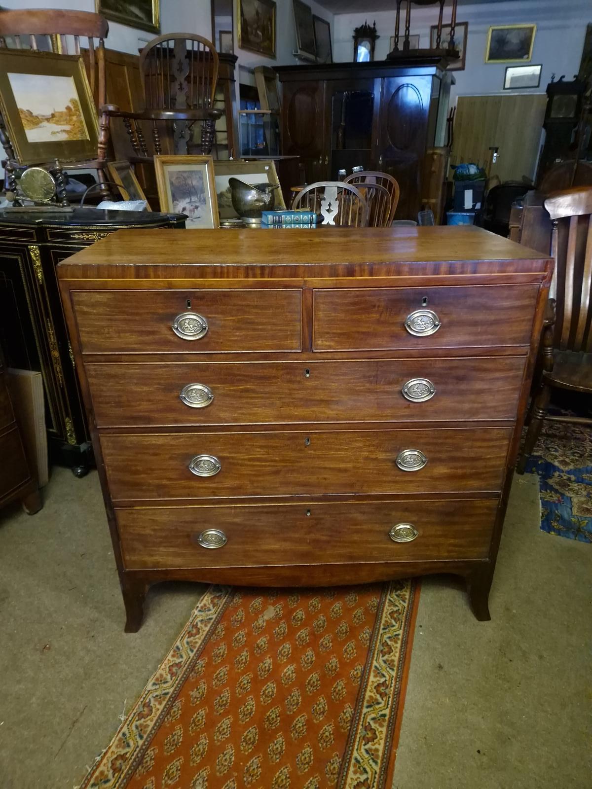 Lovely Georgian Mahogany Chest of Drawers (1 of 7) Lovely Georgian Mahogany Chest of Drawers (1 of 7)