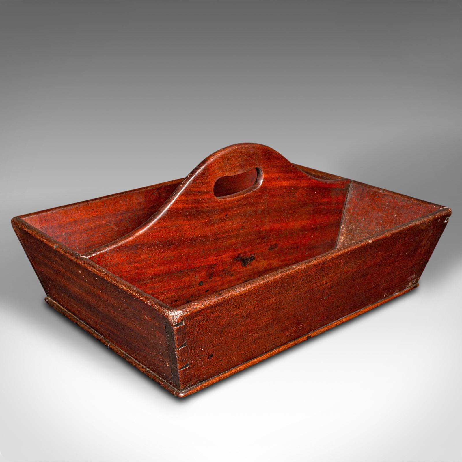 Antique Butler's Duties Trug, English, Two Division Cutlery Tray, Georgian, 1800 (1 of 8) Antique Butler's Duties Trug, English, Two Division Cutlery Tray, Georgian, 1800 (1 of 8)