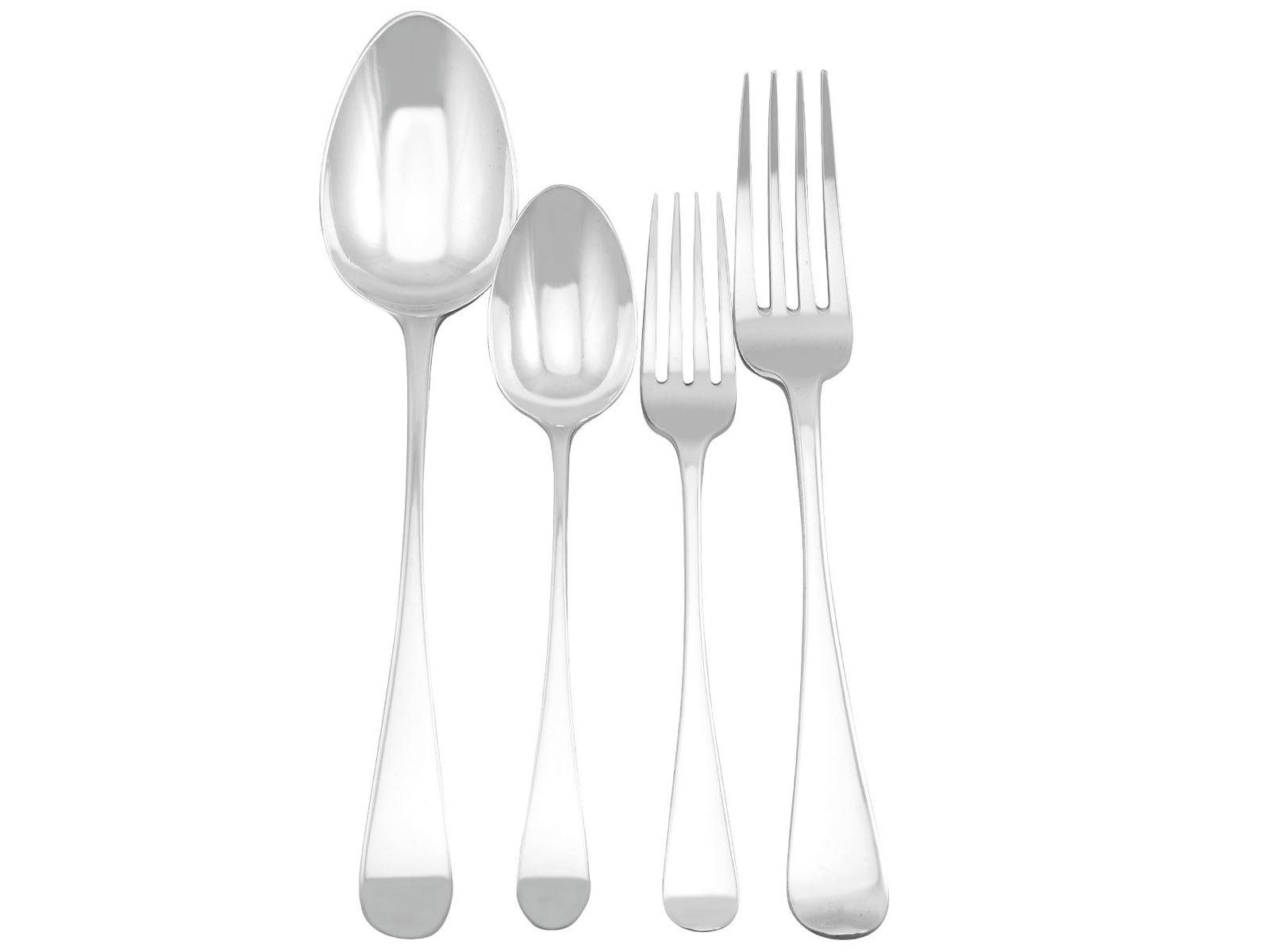 Sterling Silver Canteen of Cutlery for Twelve Persons (1 of 15)