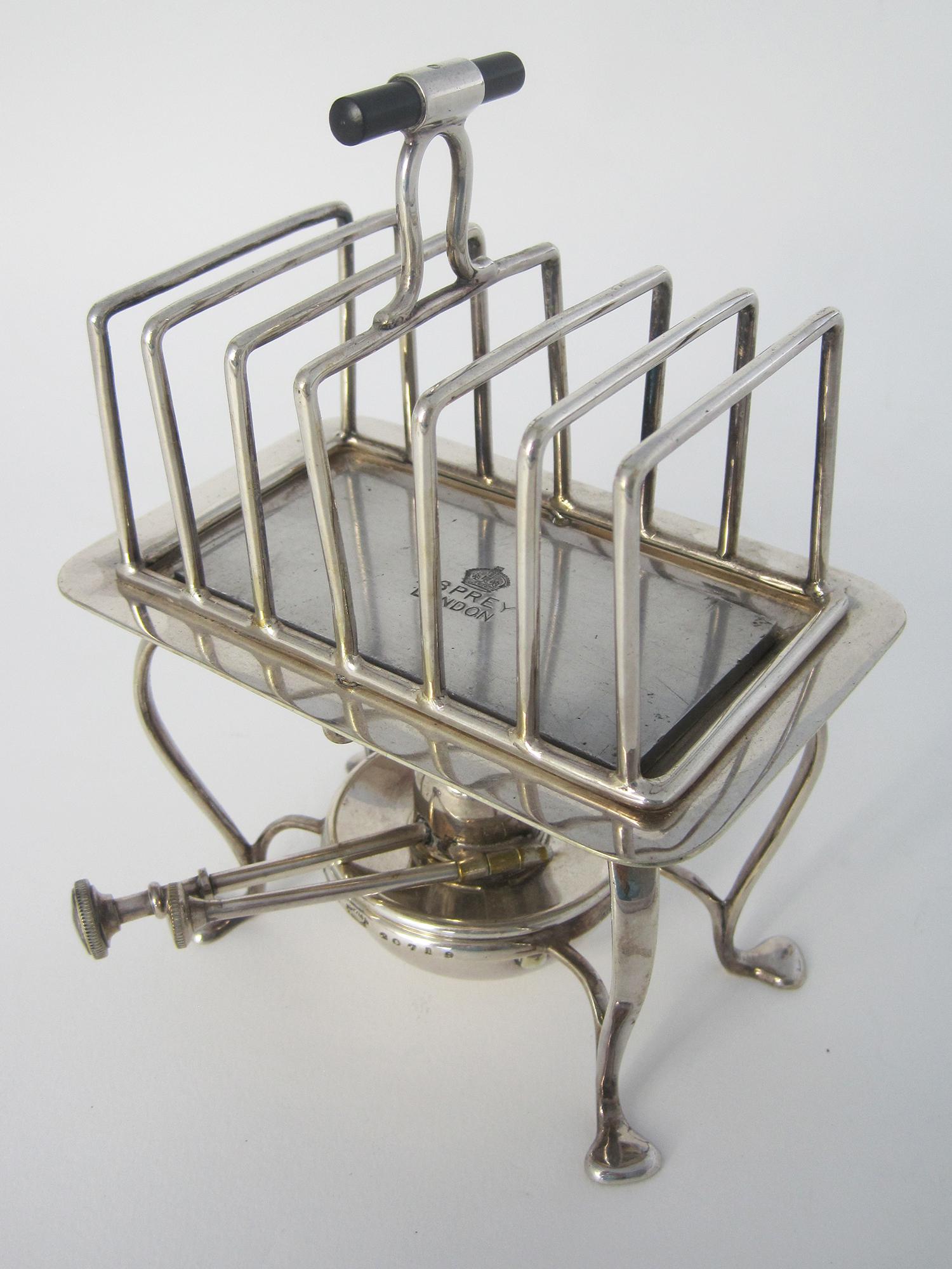 Unusual Asprey & Co Silver Plated Rectangular Toast Rack (1 of 5) Unusual Asprey & Co Silver Plated Rectangular Toast Rack (1 of 5)