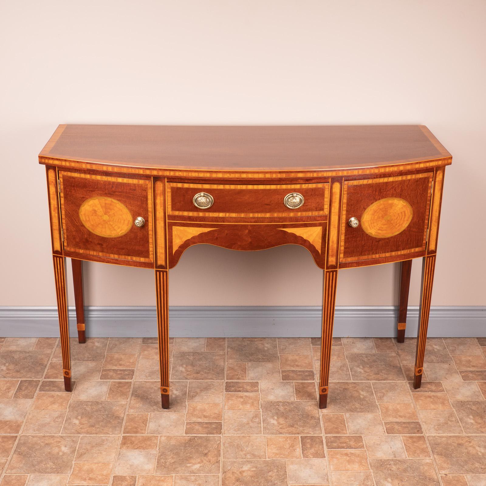 Edwardian Inlaid Mahogany Sideboard (1 of 13)
