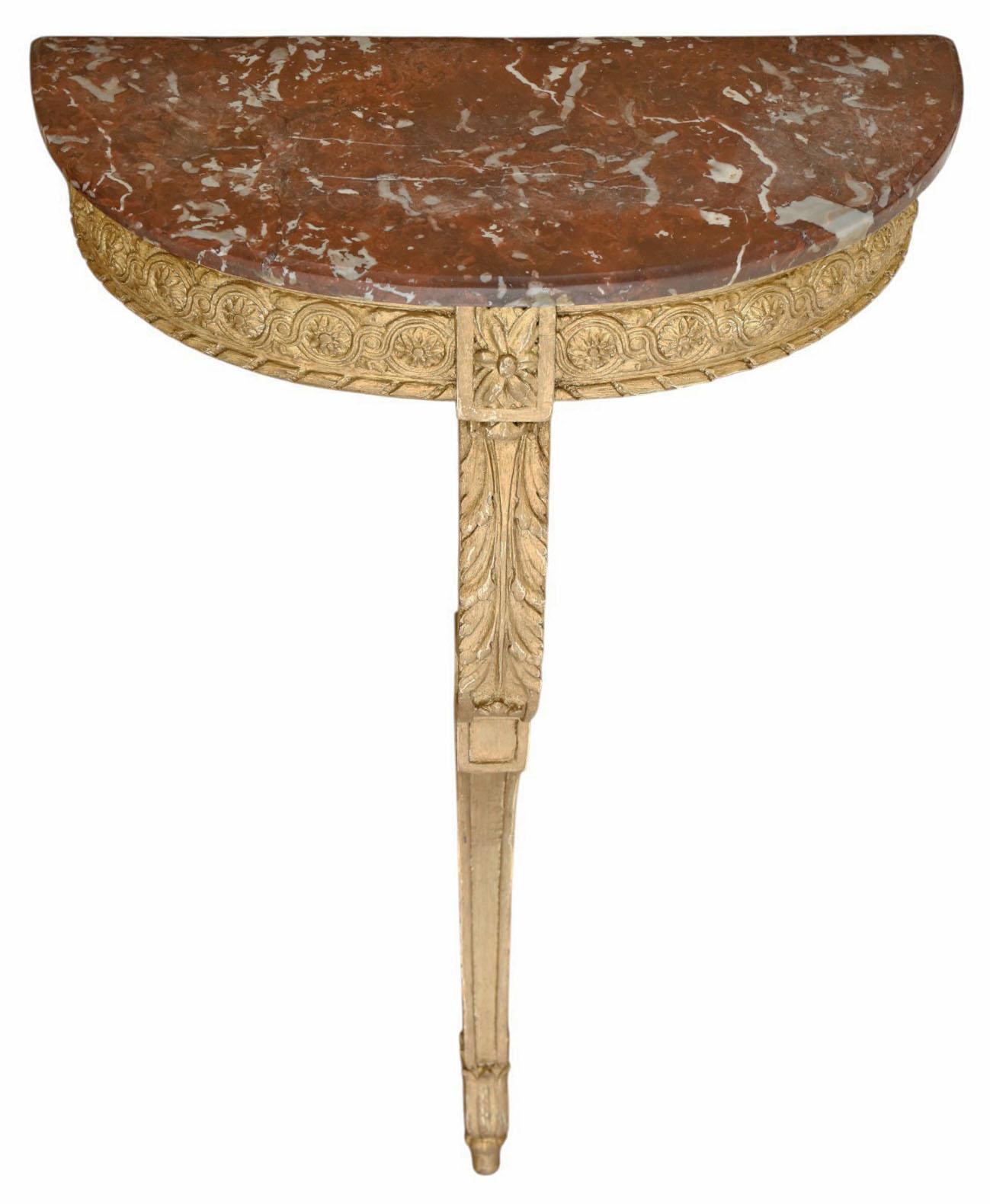 Antique Century Small Gilt & Marble Hall Console Table - Fine Quality c.1900 (1 of 6) Antique Century Small Gilt & Marble Hall Console Table - Fine Quality c.1900 (1 of 6)