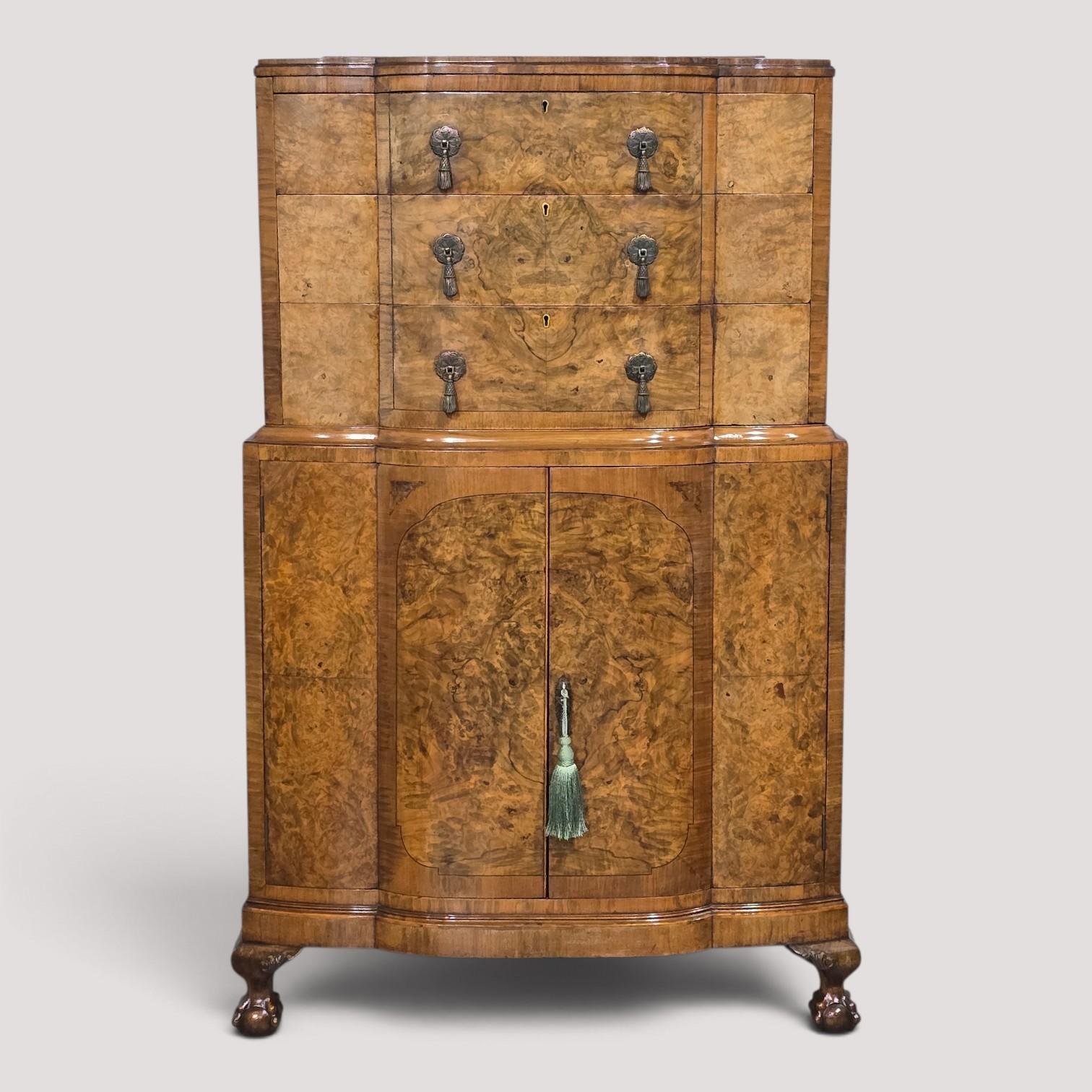 Top Quality Burr Walnut Linen Press (1 of 16) Top Quality Burr Walnut Linen Press (1 of 16)