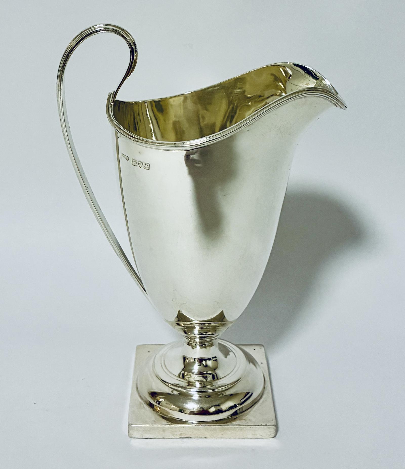 Large Antique Silver Cream Jug (1 of 9) Large Antique Silver Cream Jug (1 of 9)