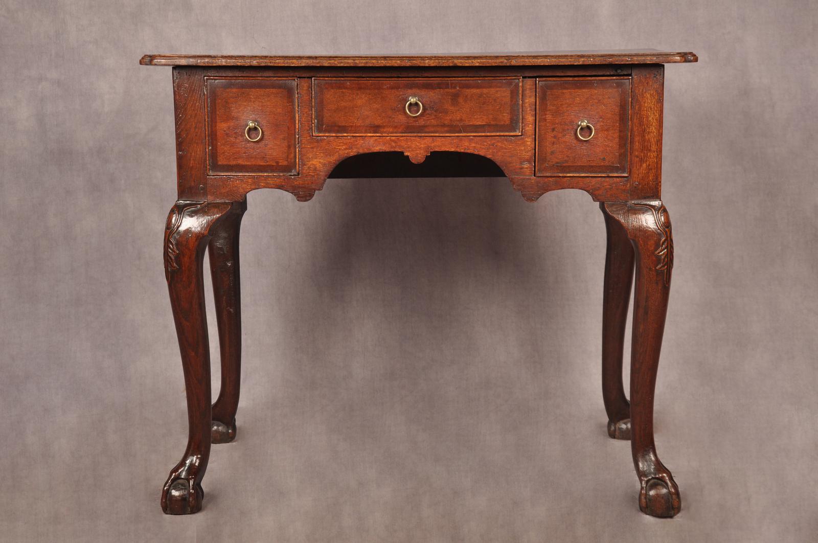 Rare Early 18th Century Oak Side Table (1 of 19)