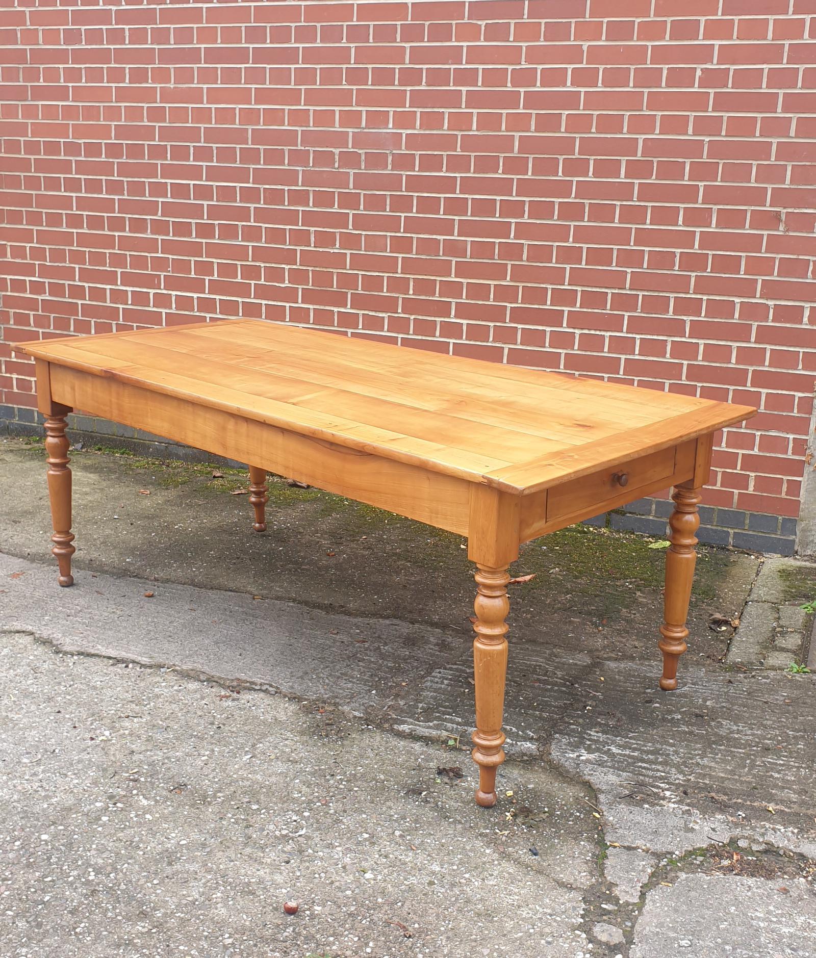 Superb French Cherry Farmhouse Dining Table (1 of 1) Superb French Cherry Farmhouse Dining Table (1 of 1)