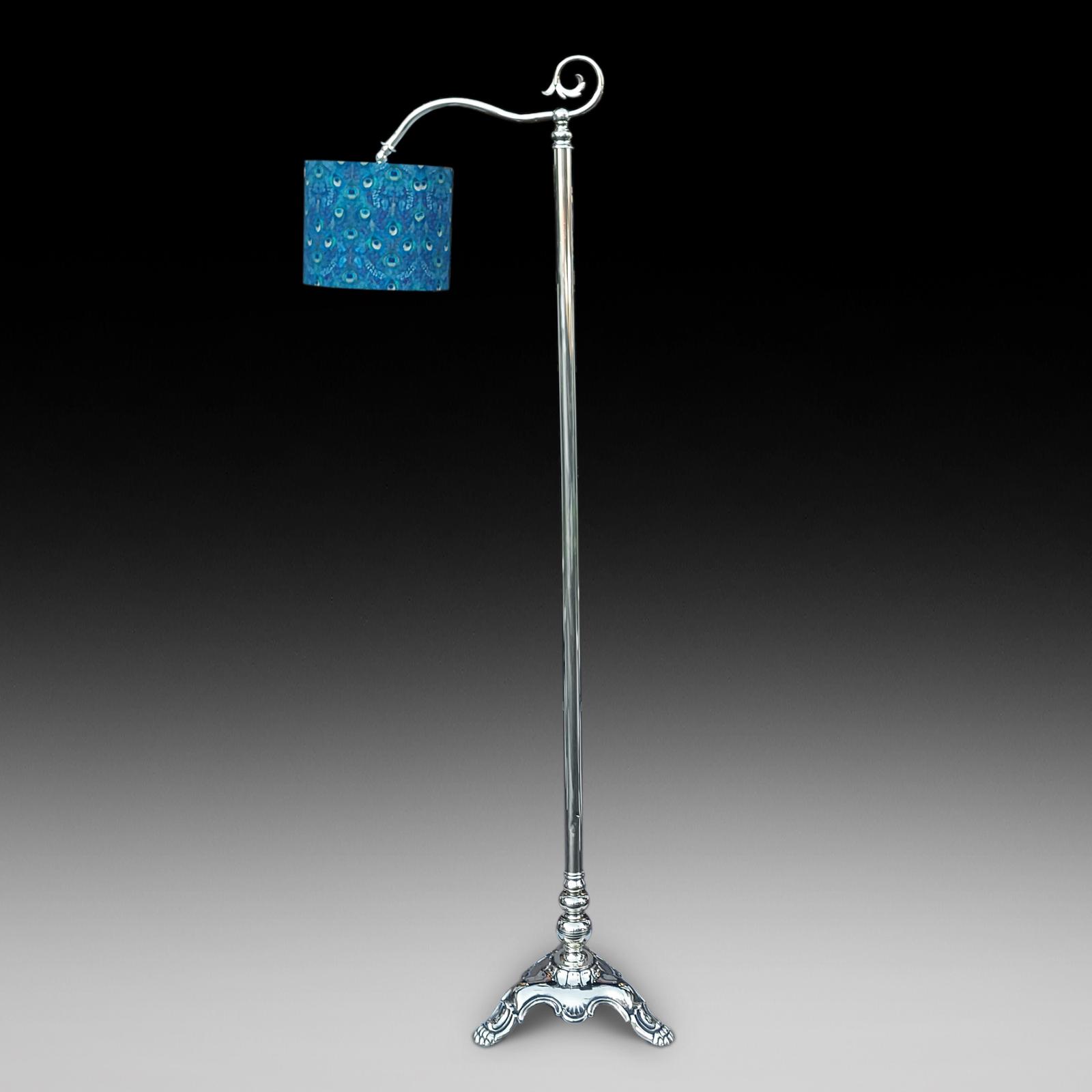 Early 20th Century Brass Scroll Arm Floor Lamp (1 of 10) Early 20th Century Brass Scroll Arm Floor Lamp (1 of 10)