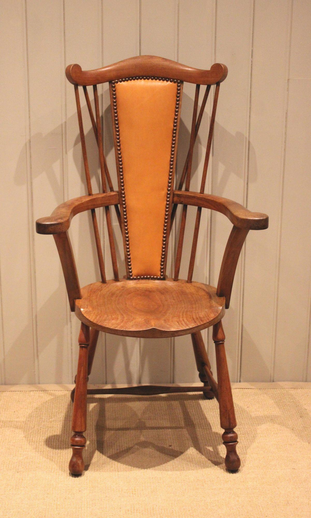 Arts & Crafts Fruitwood Chair (1 of 11)