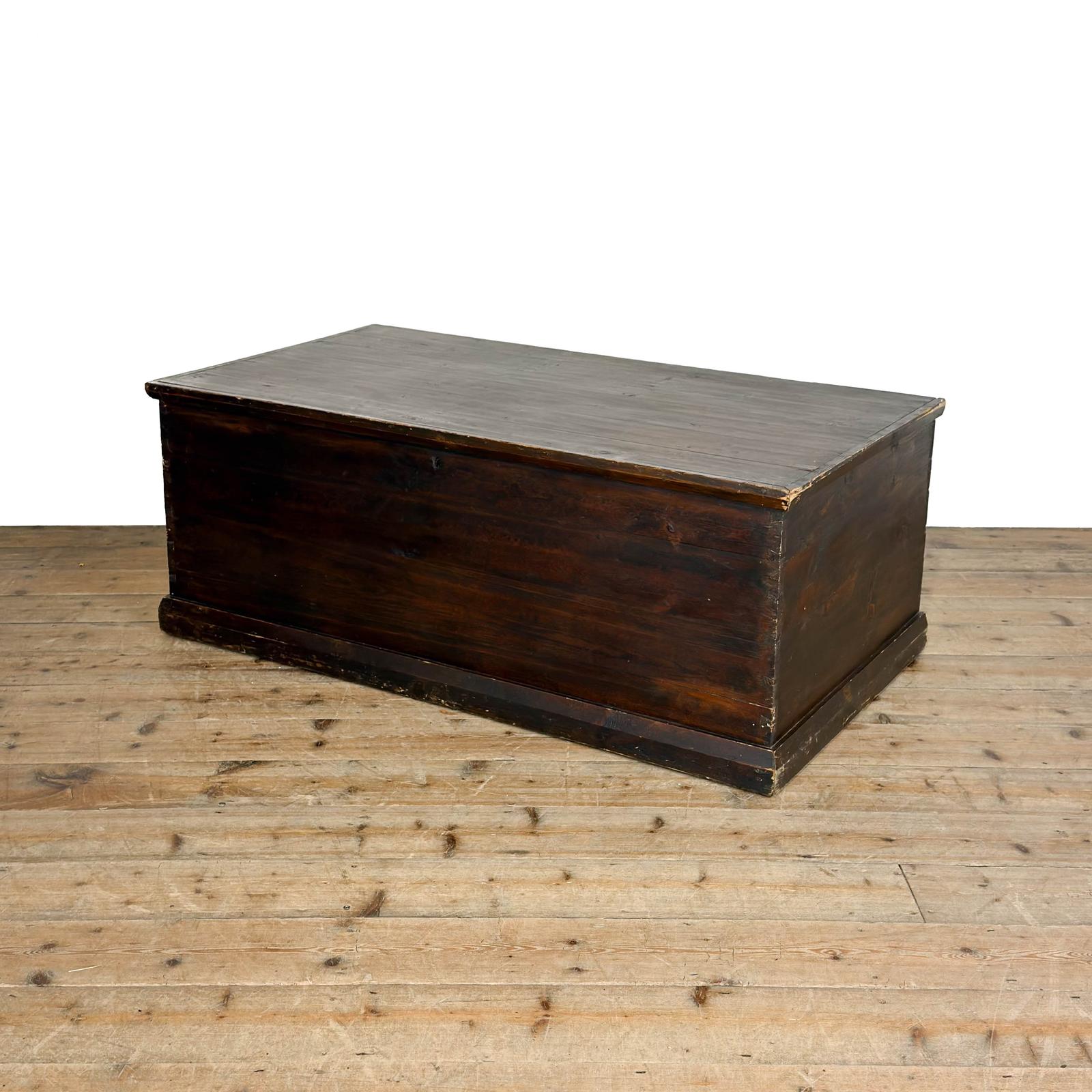 Antique Stained Pine Large Blanket Box (1 of 10) Antique Stained Pine Large Blanket Box (1 of 10)