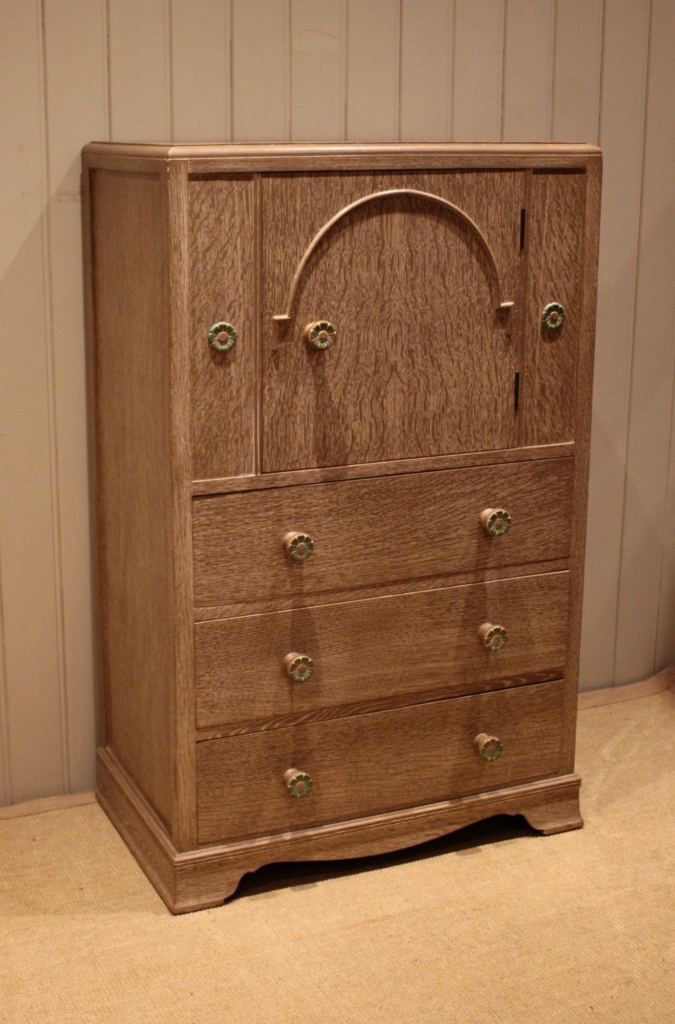 Limed Grey Oak Combination Chest (1 of 12)