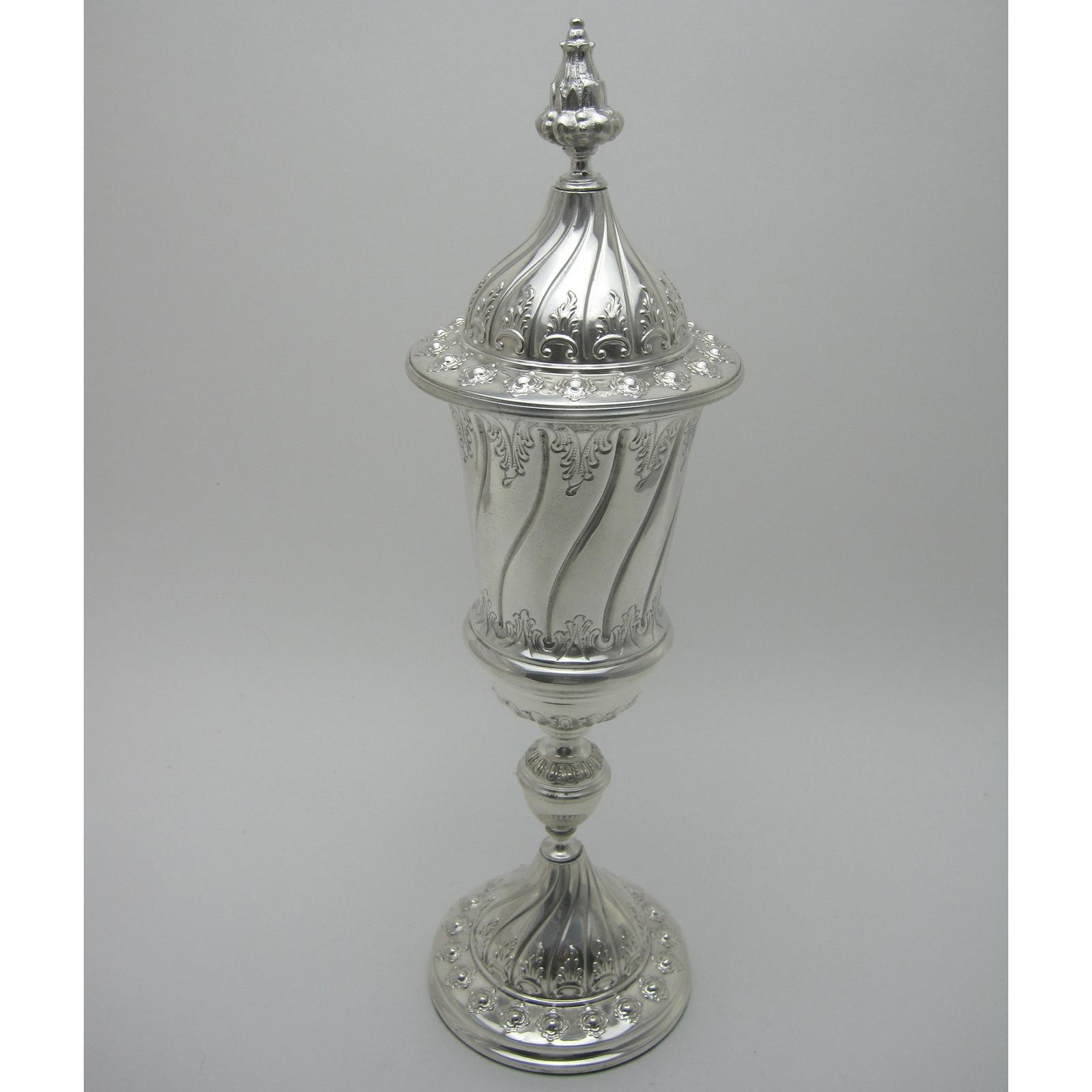 Decorative Continental Silver Plated Trophy or Chalice Cup (1 of 6) Decorative Continental Silver Plated Trophy or Chalice Cup (1 of 6)