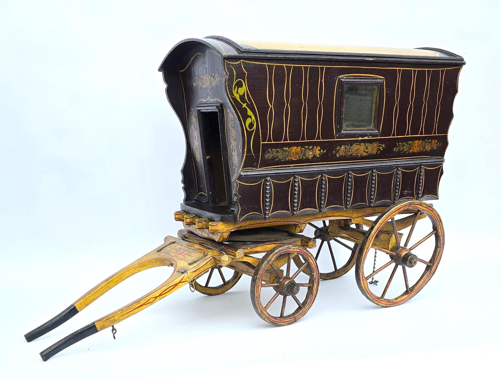 A Rare Folk Art Model Gypsies Caravan (1 of 18) A Rare Folk Art Model Gypsies Caravan (1 of 18)