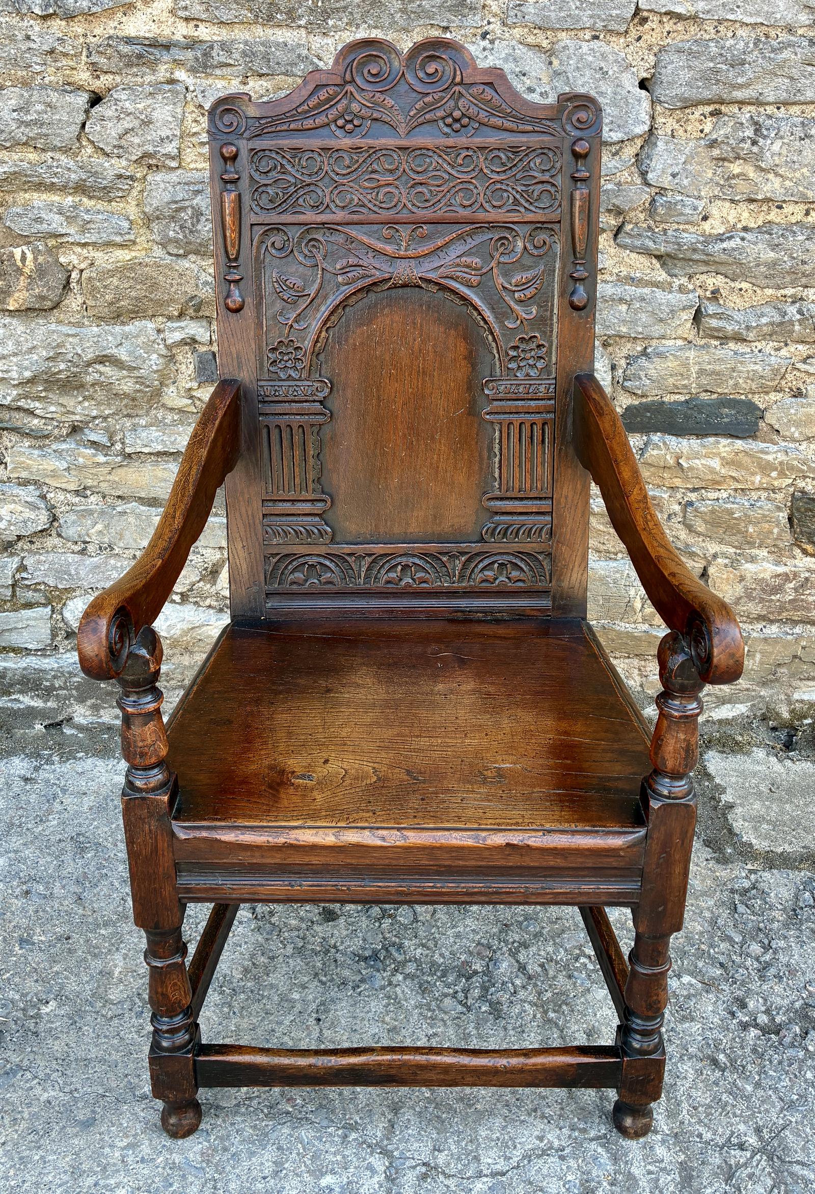 Oak Wainscot Chair (1 of 13) Oak Wainscot Chair (1 of 13)