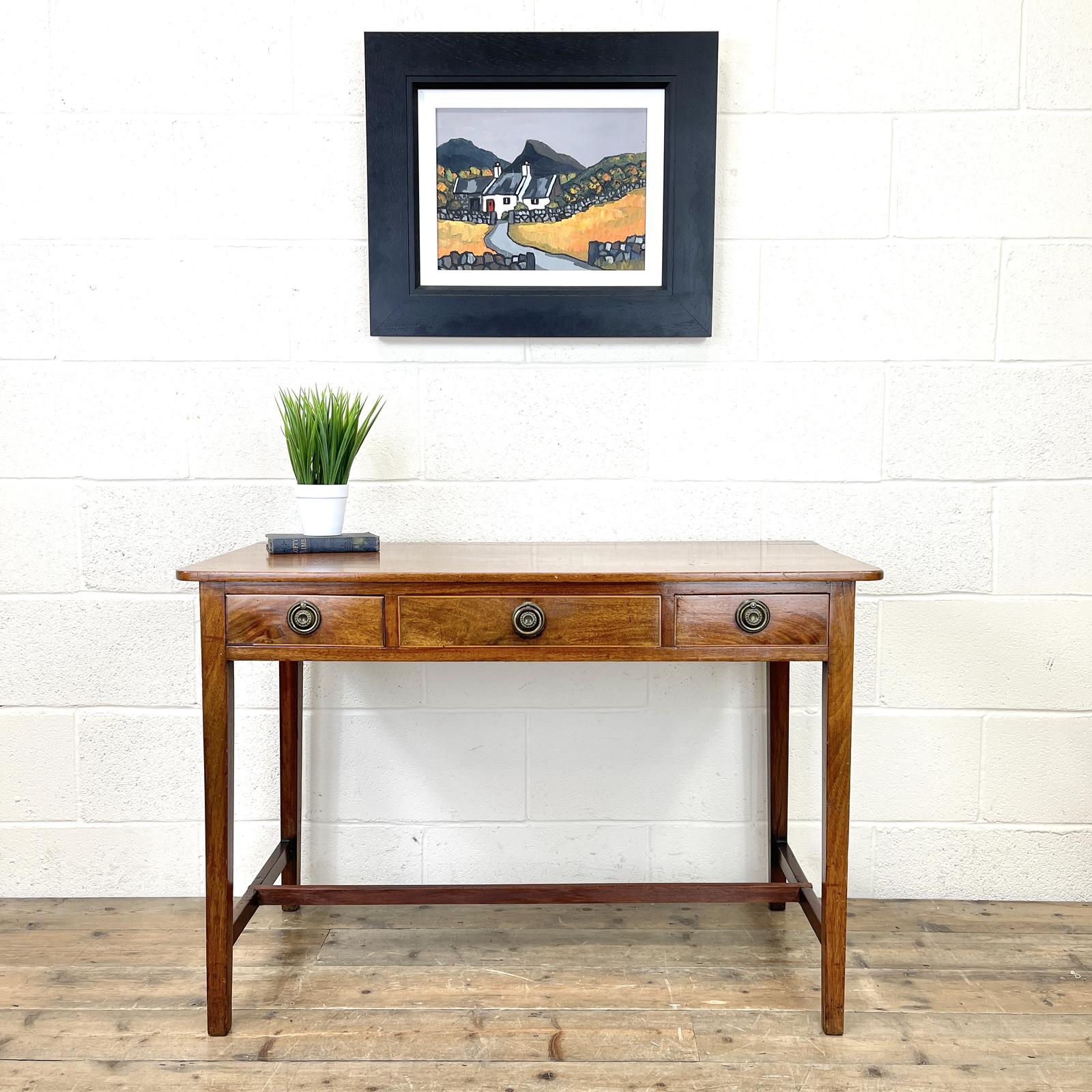 Antique Mahogany Side Table with Drawers (1 of 10) Antique Mahogany Side Table with Drawers (1 of 10)