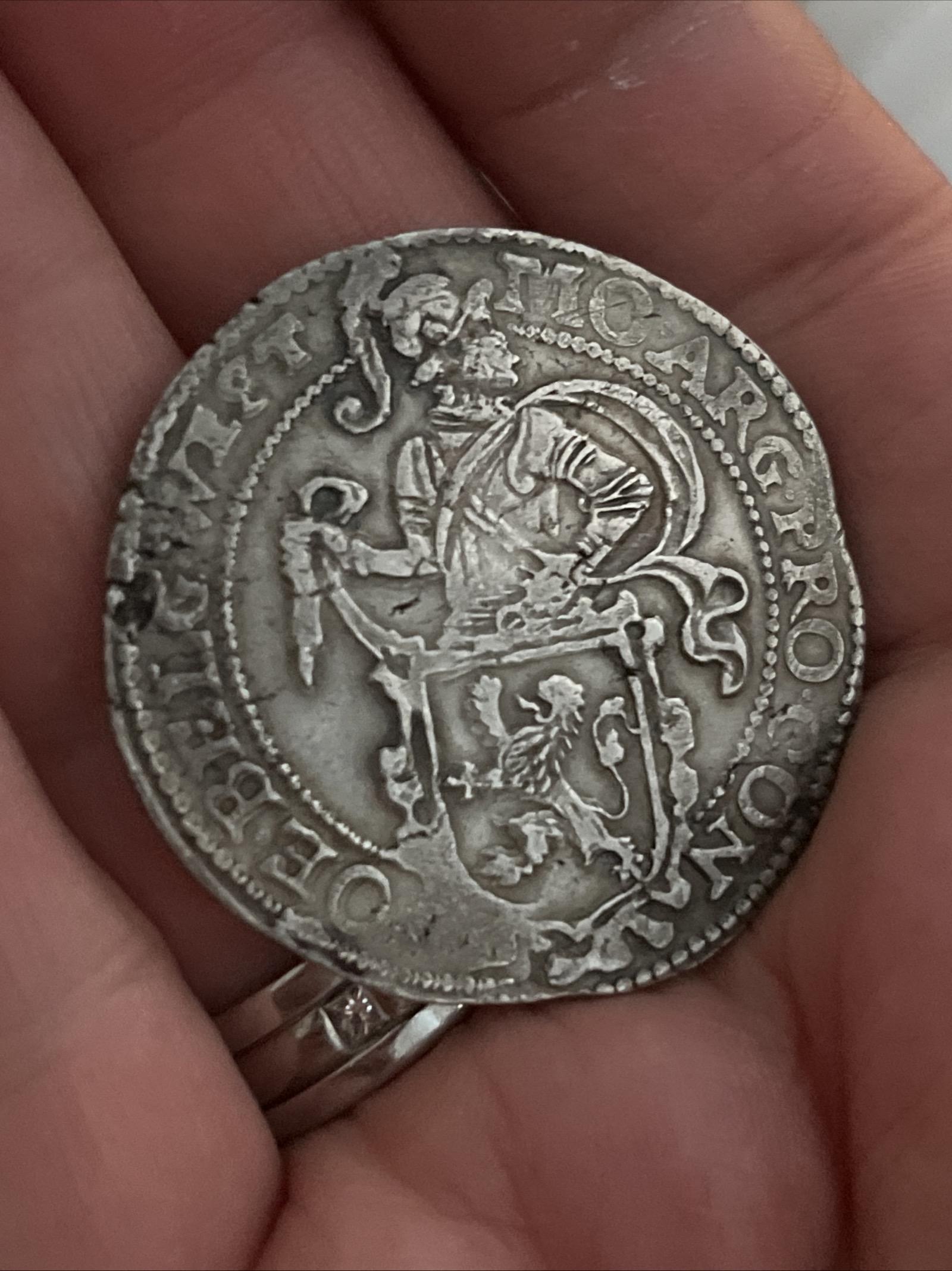 Netherlands -  West Friesland Silver 1640 Lion Daalder (1 of 12)