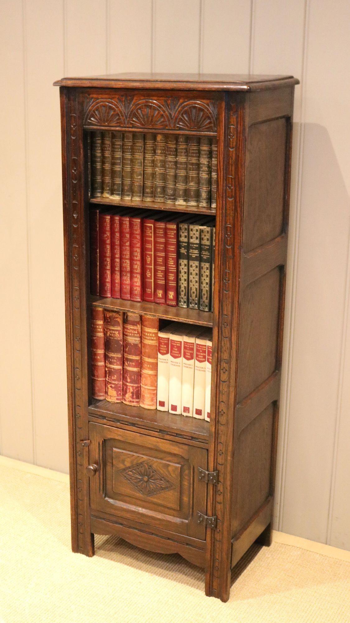 Oak Cabinet Bookcase (1 of 9) Oak Cabinet Bookcase (1 of 9)