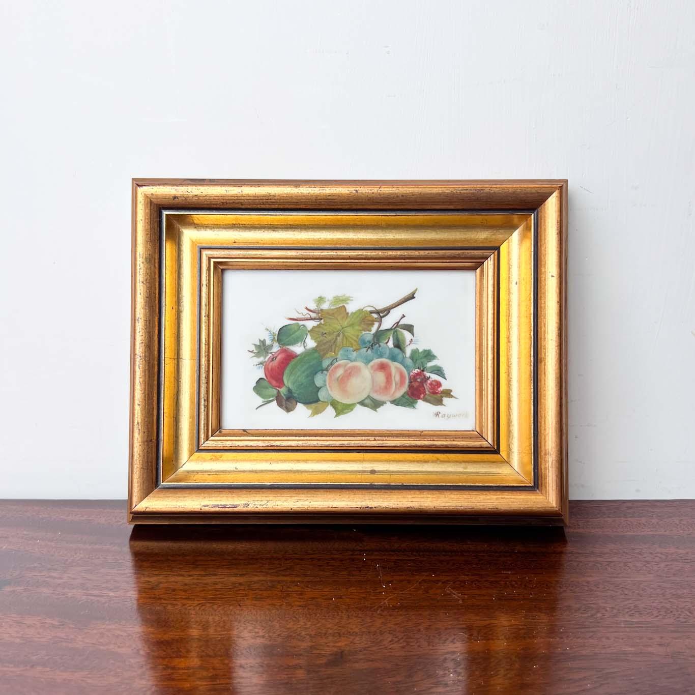 Still Life Oil on Porcelain Painting by William Rayworth (1 of 7)