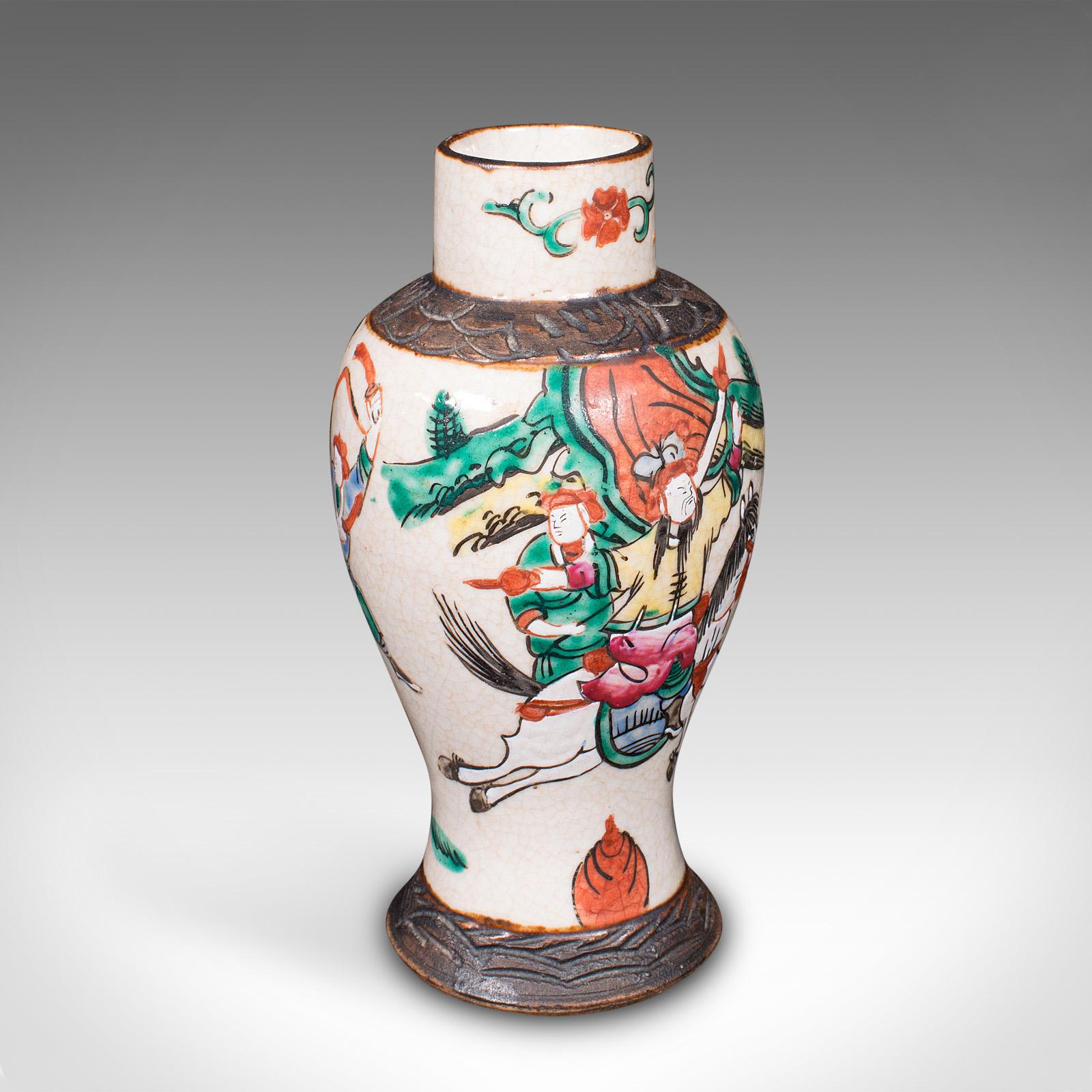 Small Antique Posy Vase, Japanese, Ceramic, Flower Urn - Meiji c.1900 (1 of 11)
