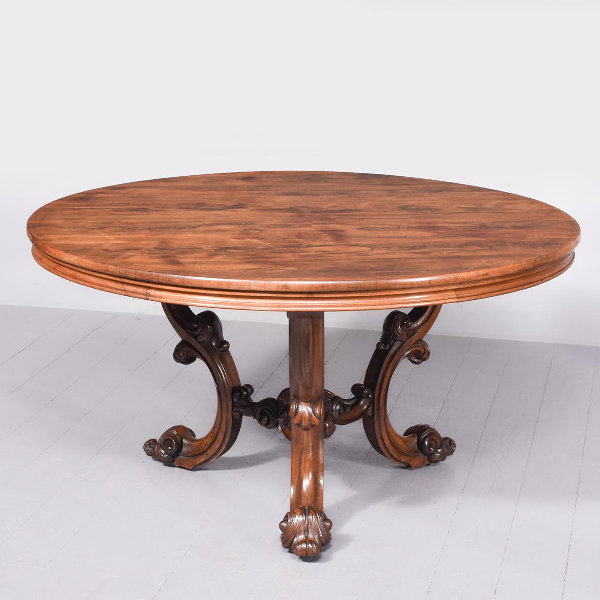 William IV Rosewood Breakfast Table (1 of 7) William IV Rosewood Breakfast Table (1 of 7)