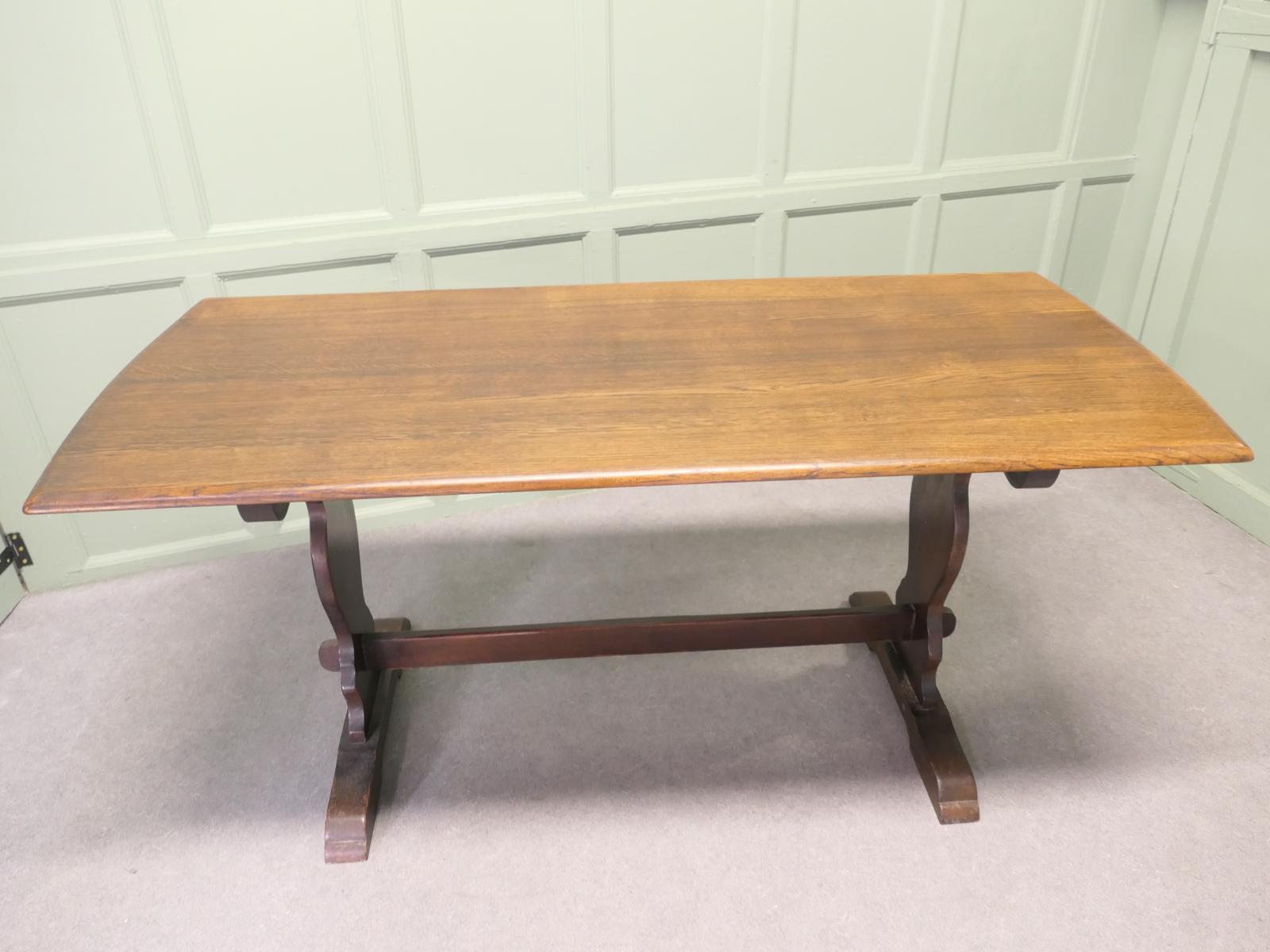 Good Quality Oak Refectory Dining Table (1 of 5) Good Quality Oak Refectory Dining Table (1 of 5)