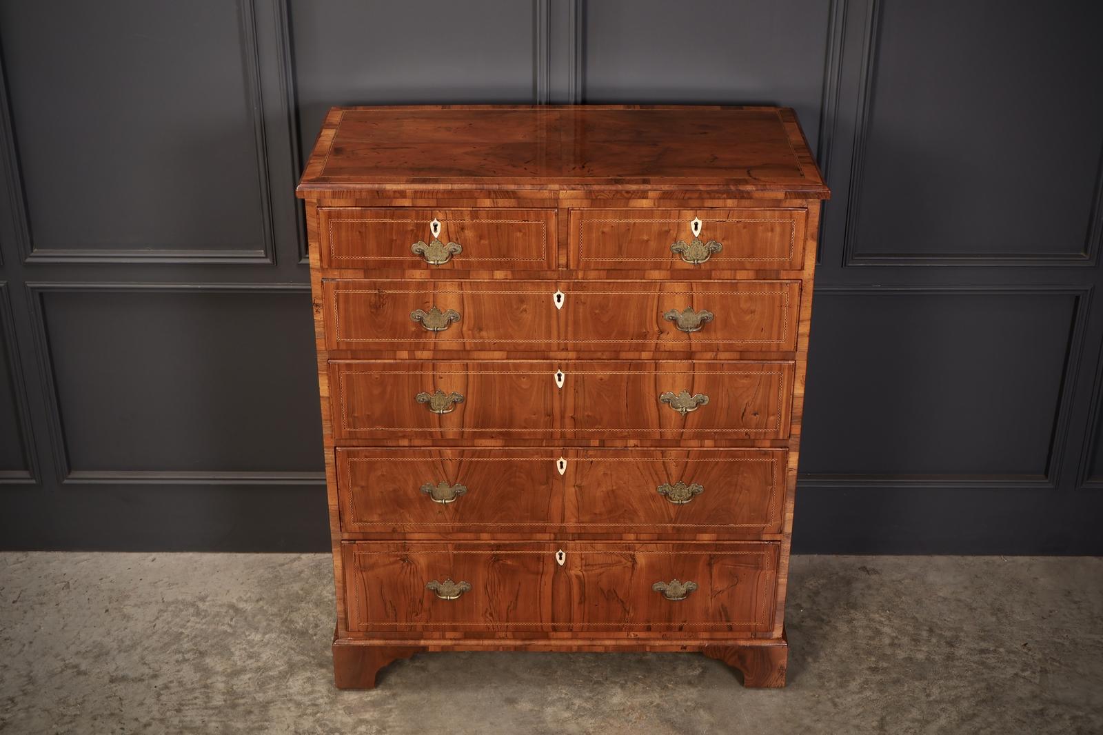 Georgian Walnut Chest of Drawers (1 of 10) Georgian Walnut Chest of Drawers (1 of 10)