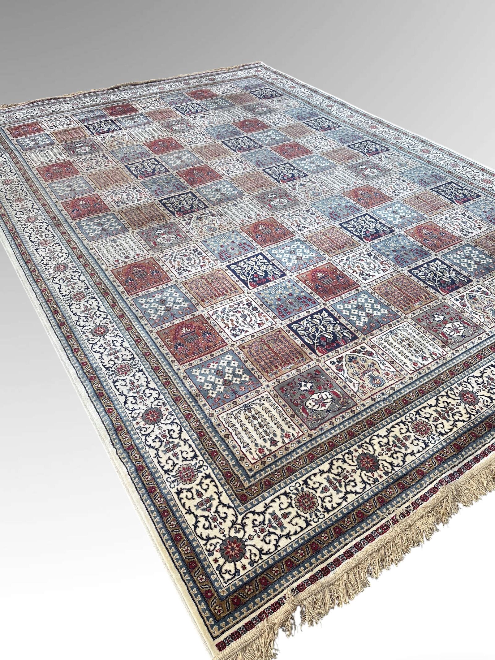 Large Ivory Panel Design Persian Oriental Rug 280 x 380 cm (1 of 17)