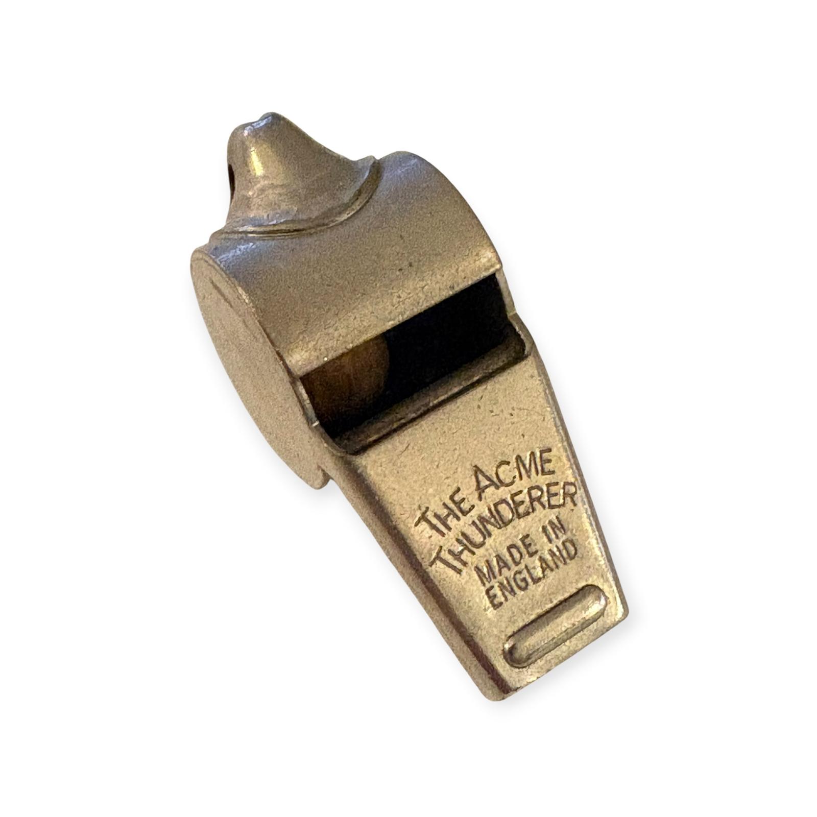 VINTAGE ACME THUNDERER METAL REFEREE / POLICE WHISTLE (1 of 5) VINTAGE ACME THUNDERER METAL REFEREE / POLICE WHISTLE (1 of 5)