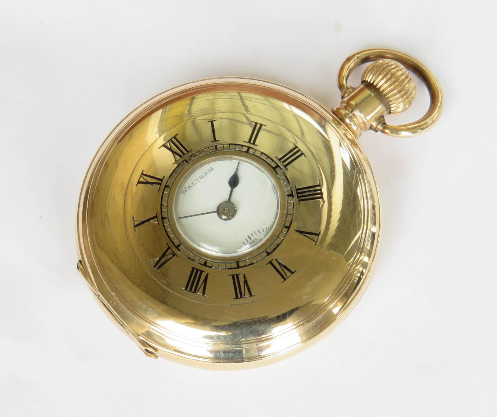 Pocket Watch: Antique Waltham P S Bartlett Half Hunter Pocket Watch 1919 (1 of 6) Pocket Watch: Antique Waltham P S Bartlett Half Hunter Pocket Watch 1919 (1 of 6)