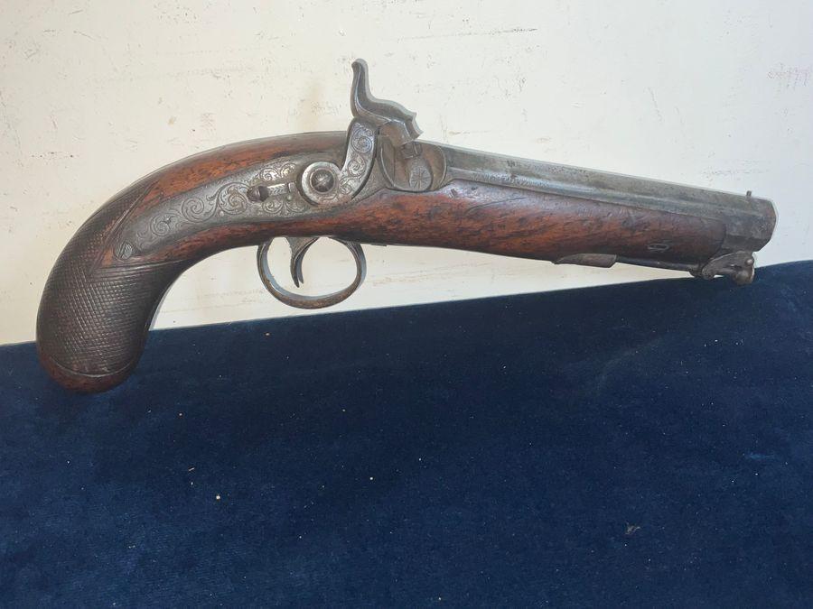 British Officers Personnel Percussion Belt Pistol (1 of 16)