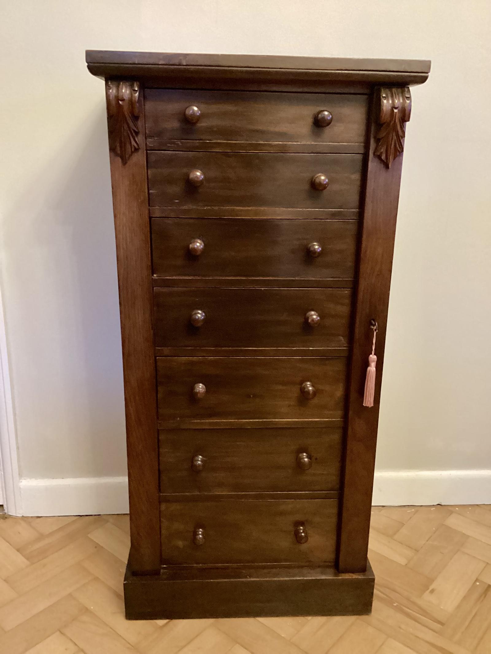 Victorian Mahogany Wellington Chest (1 of 9)
