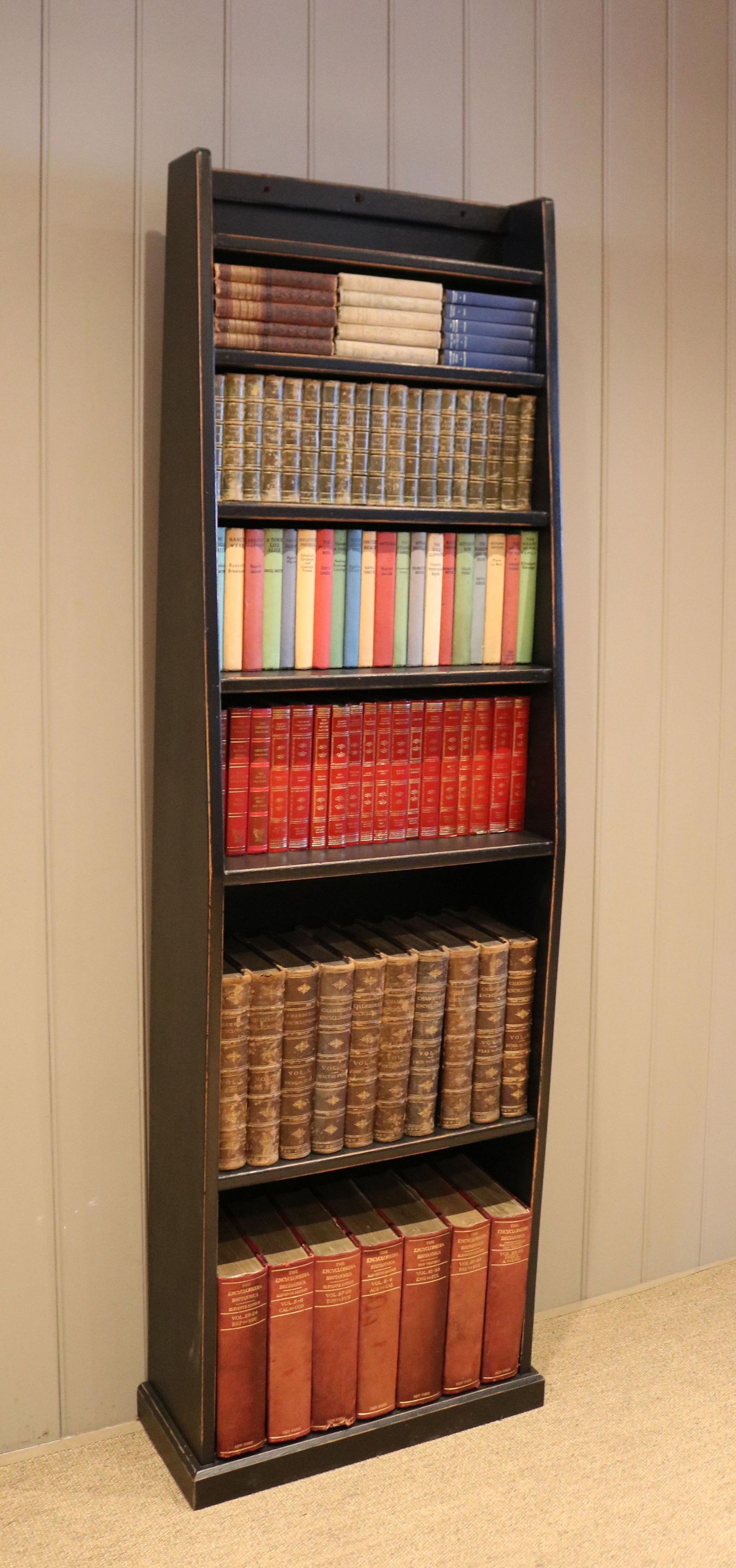 Tall Painted Waterfall Bookcase (1 of 11) Tall Painted Waterfall Bookcase (1 of 11)