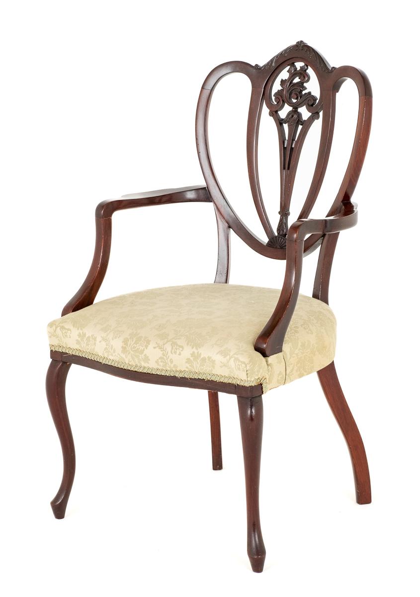 French Style Mahogany Armchair (1 of 7) French Style Mahogany Armchair (1 of 7)