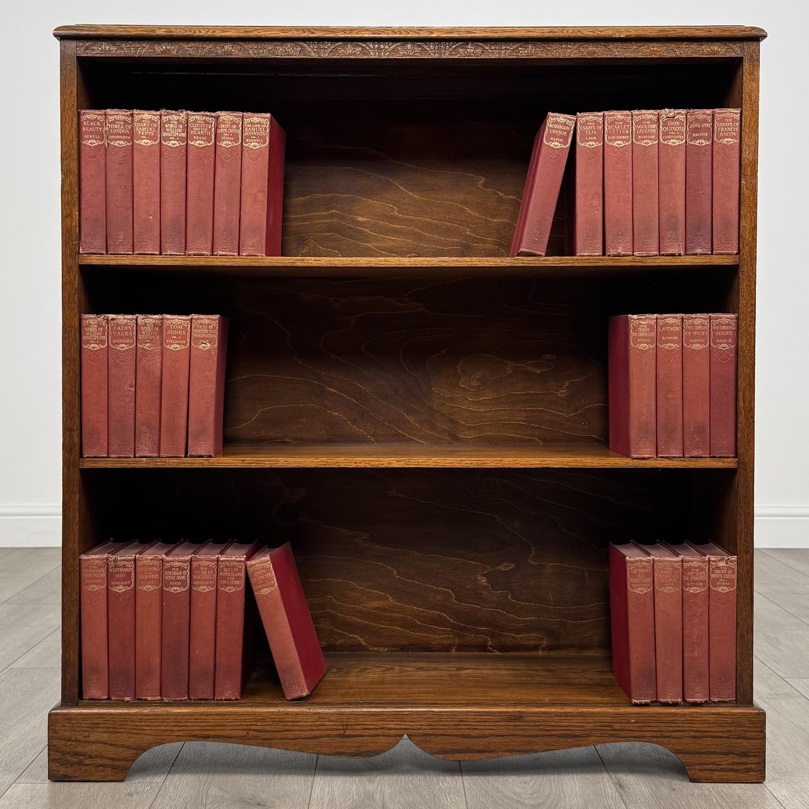 Antique 20th Century Open Bookcase In Oak (1 of 10) Antique 20th Century Open Bookcase In Oak (1 of 10)