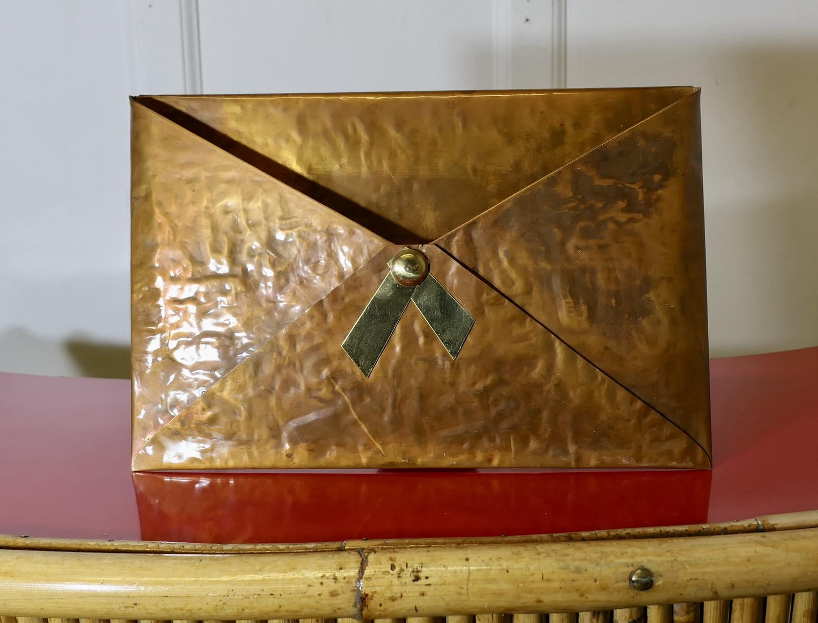 Copper Envelope Arts & Crafts Letter Rack (1 of 6)