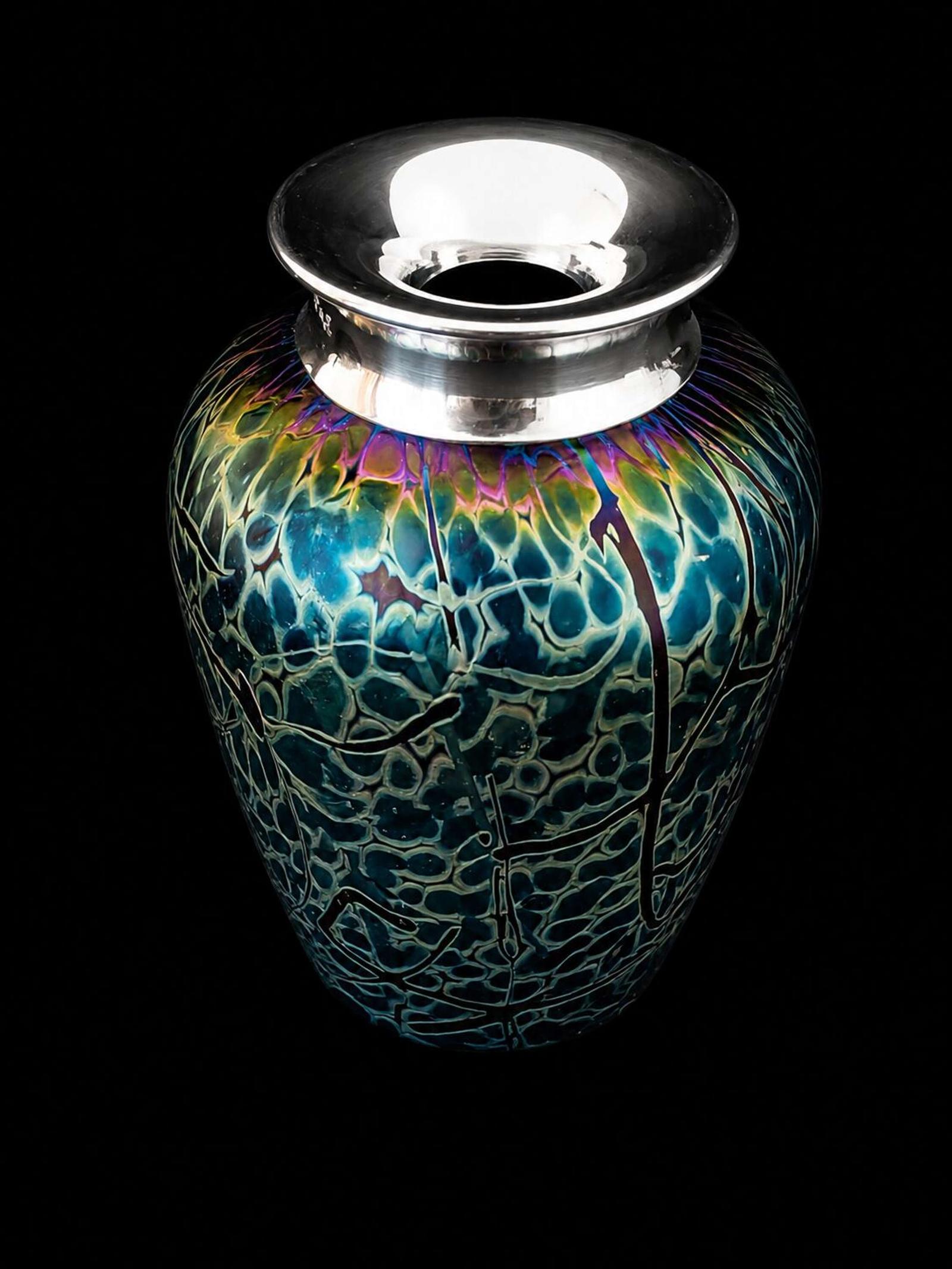 Royal Brierley Grey Glass 'Studio' Vase (1 of 5) Royal Brierley Grey Glass 'Studio' Vase (1 of 5)