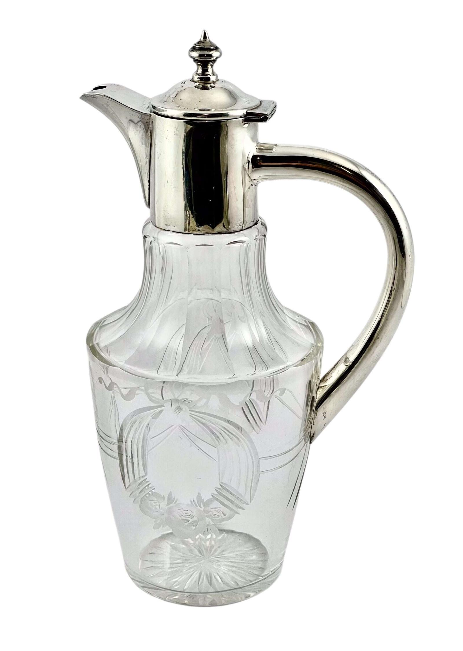 Edwardian Antique Silver Mounted Decanter, Chester 1908 (1 of 7) Edwardian Antique Silver Mounted Decanter, Chester 1908 (1 of 7)