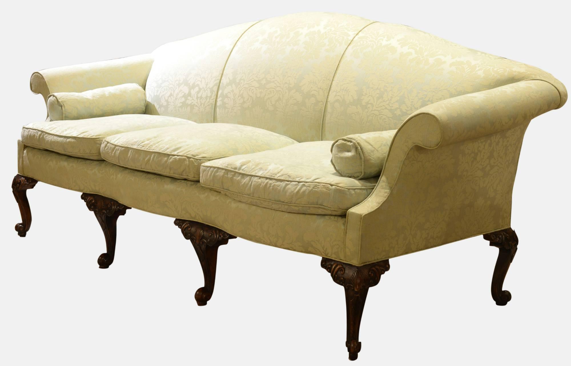George III Style 3 Seater Camel Back Sofa (1 of 1) George III Style 3 Seater Camel Back Sofa (1 of 1)