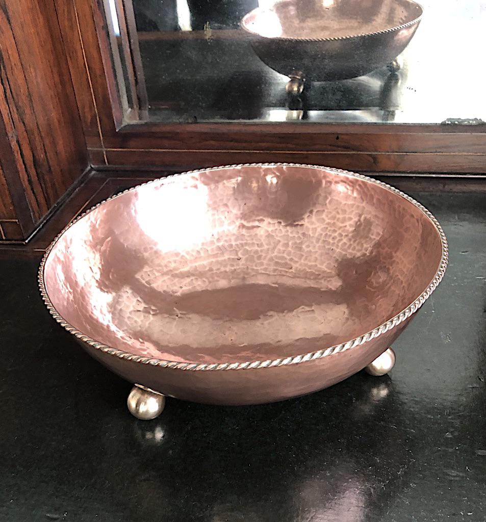 Dryad of Lester Arts & Crafts Copper Bowl c.1912 (1 of 5)